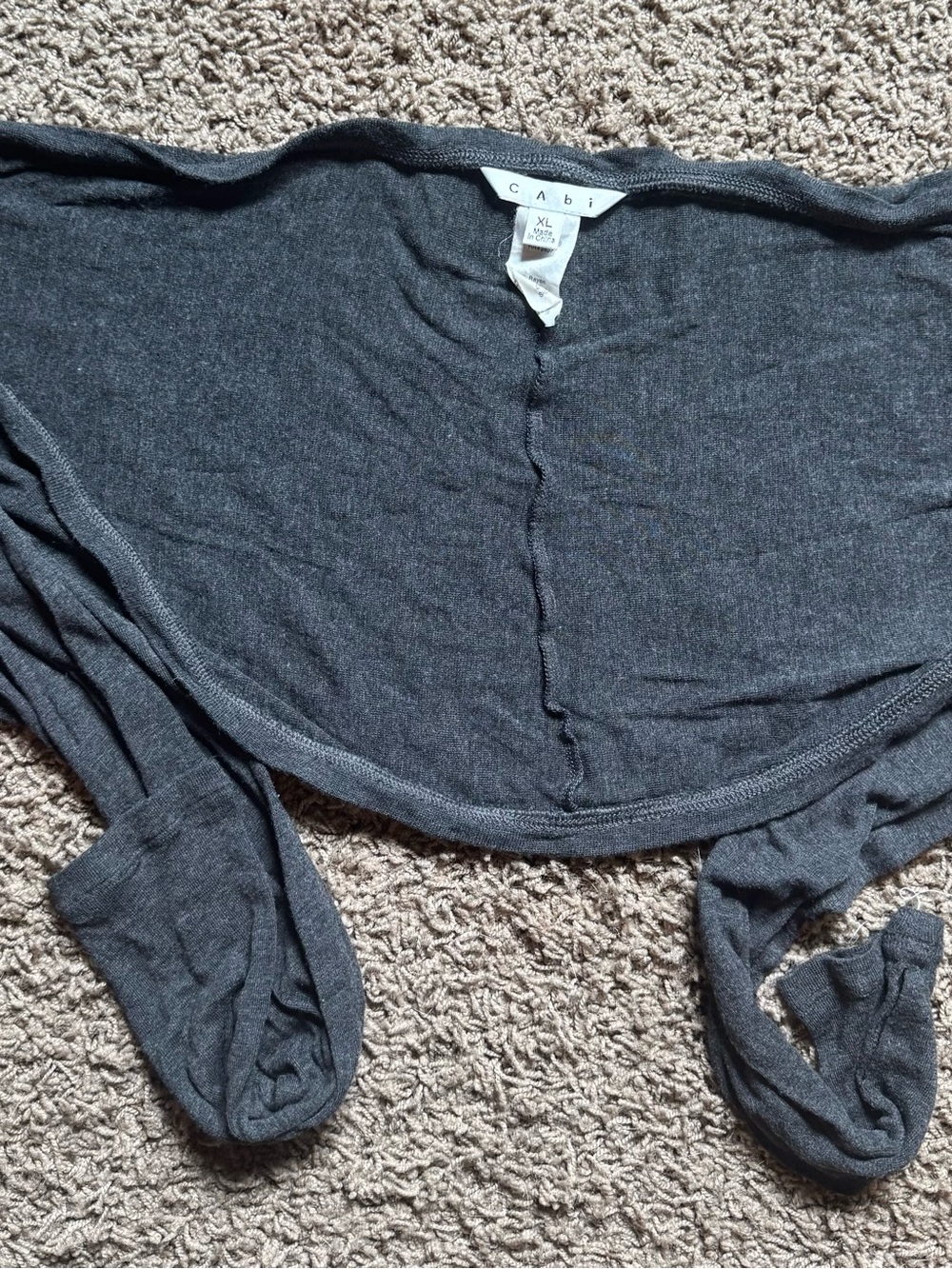CAbi arm shrug Women's Gray Shrug - Long Sleeve XL - Picture 2 of 6